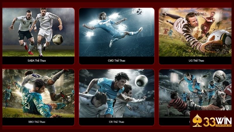 Thể thao 33WIN - Xem live trận đấu dự đoán kết quả 3 Bạn lựa chọn sảnh chơi phù hợp nhất