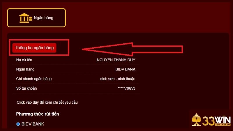 Rút tiền 33WIN 3 tiếng chưa về - Lý giải thỏa đáng từ nhà cái 4 Cung cấp thông tin đầy đủ khi được nhà cái yêu cầu