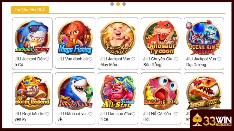 33WIN Mobile - Phiên bản cá cược trực tuyến hiện đại 5 Trò chơi đa dạng là điểm nhấn thu hút thành viên